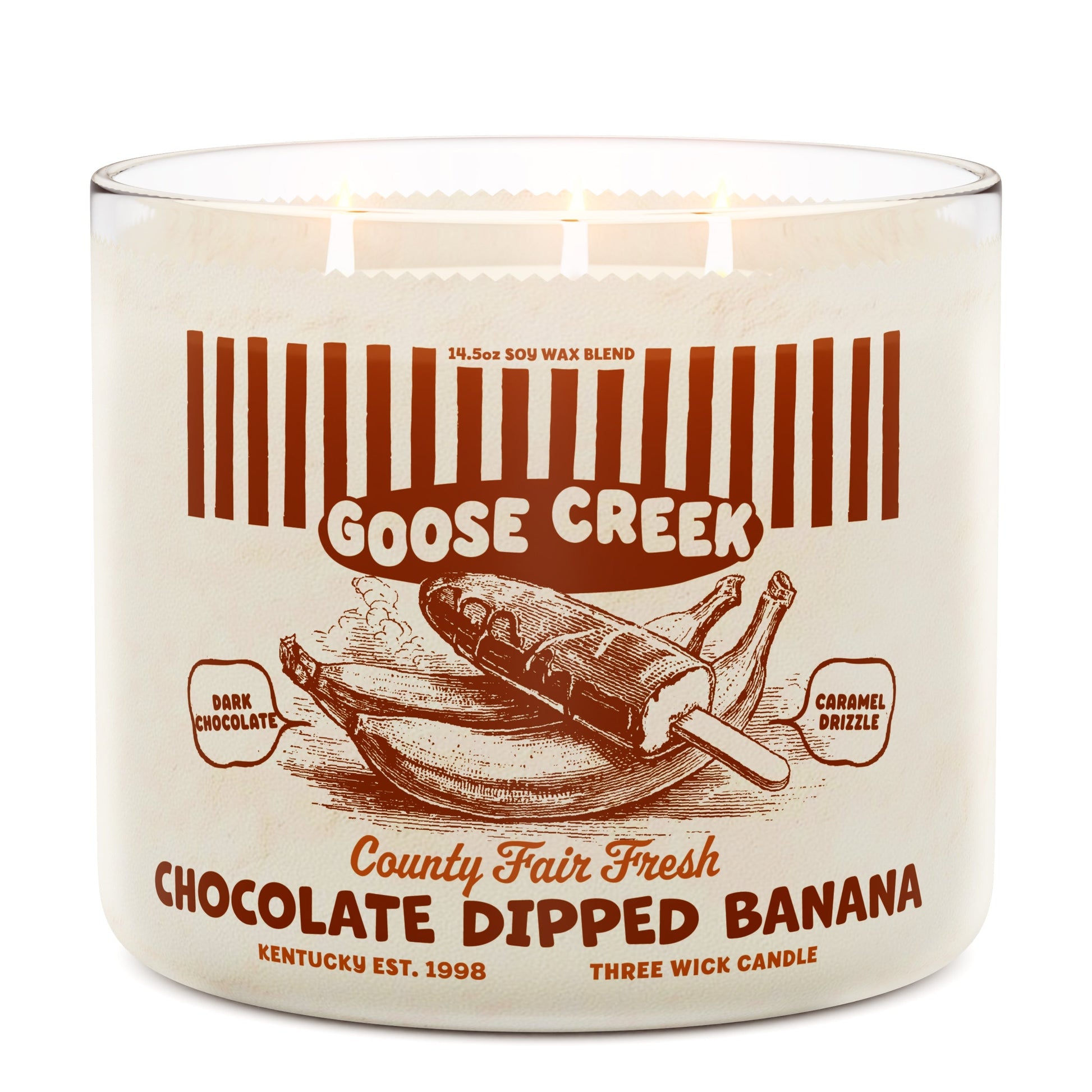 Chocolate Dipped Banana 3-Wick Candle